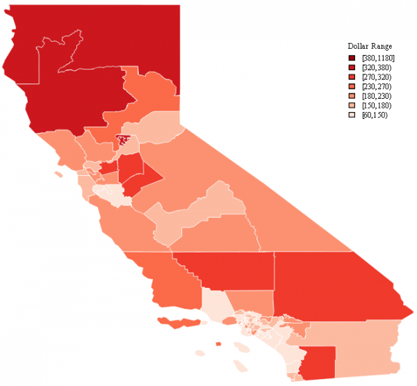 California Male Social Security Disability Income (SSDI)