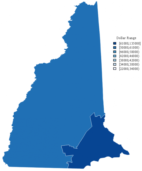 New Hampshire Male Earnings