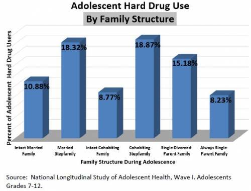 Hard Drug Use by Family Structure
