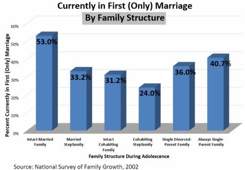 Percentage Currently in First (Only) Marriage