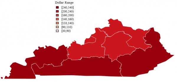 Kentucky Female Supplemental Security Income (SSI)