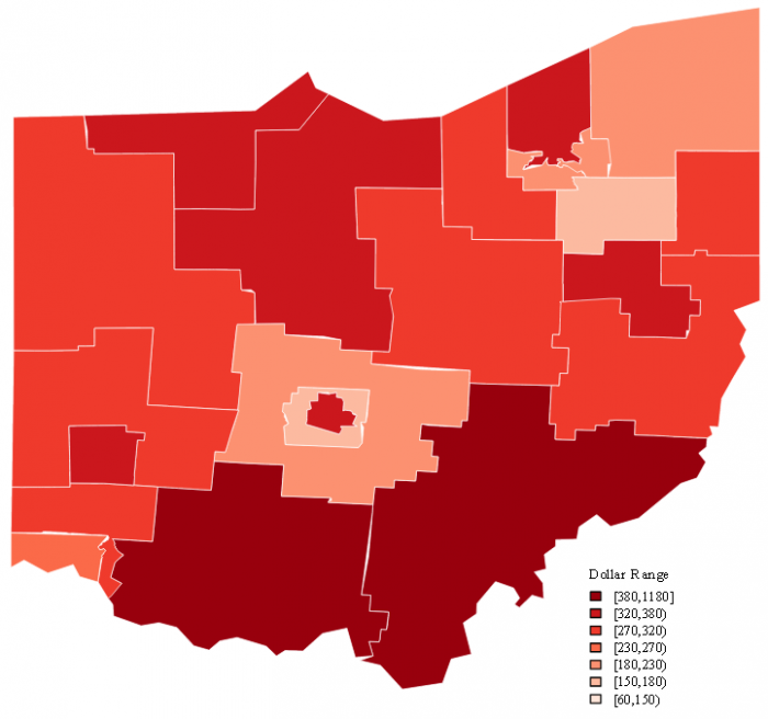 Ohio Male Social Security Disability Income (SSDI)